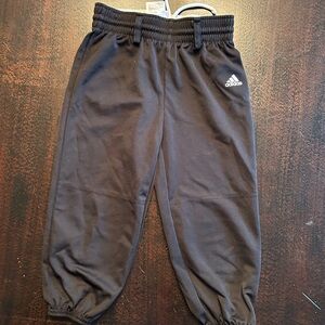 Adidas Kids Black Baseball Pants